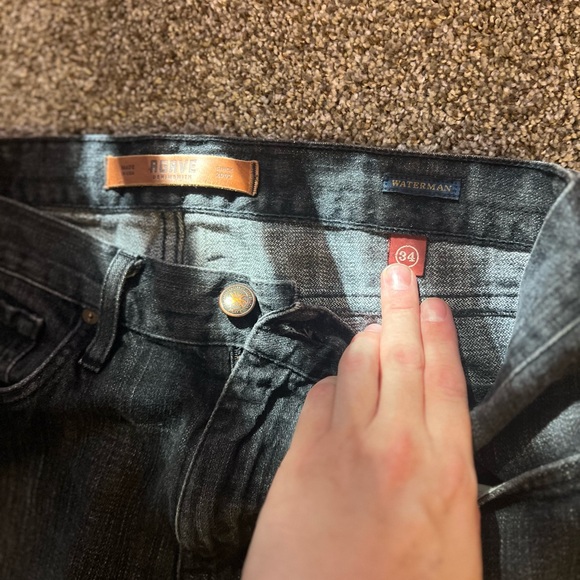 Agave Denimsmith Waterman Jeans 34 Made in USA - Picture 3 of 5